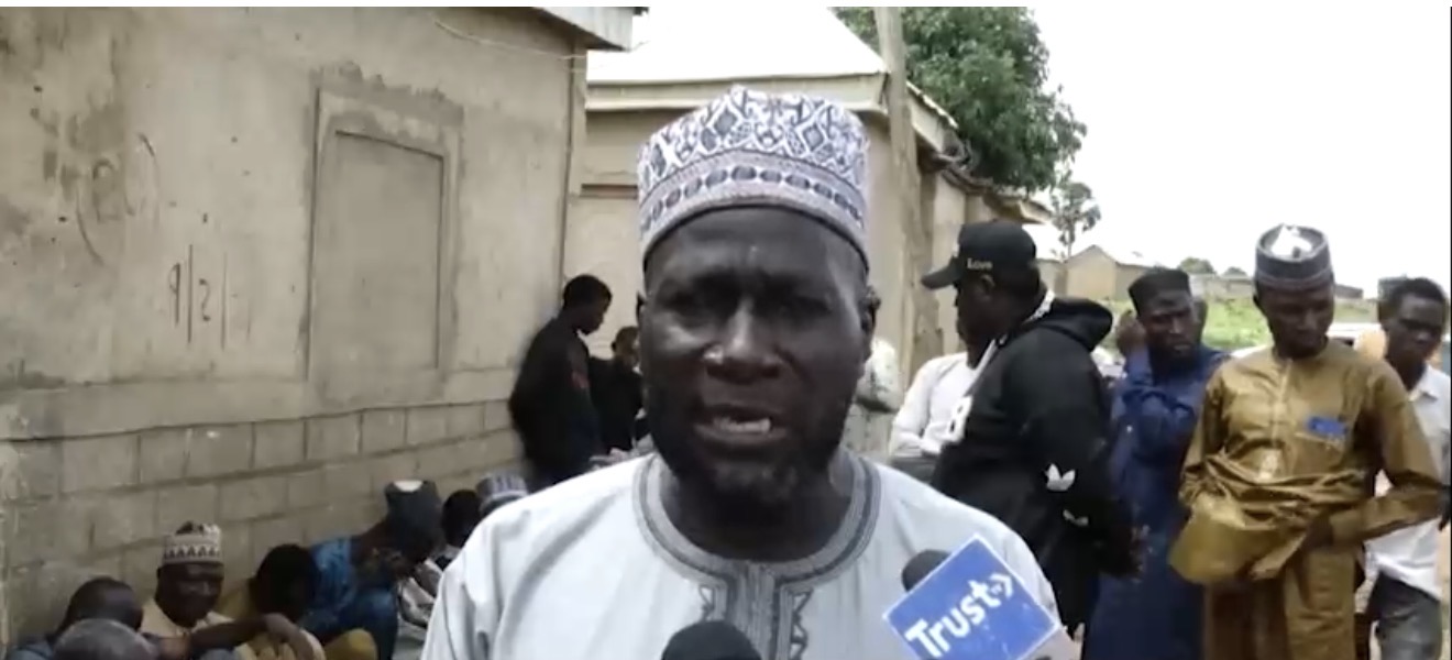 The victim’s Islamic teacher and cleric, Umar Yusuf, whose motorcycle was burnt while trying to rescue her from the mob