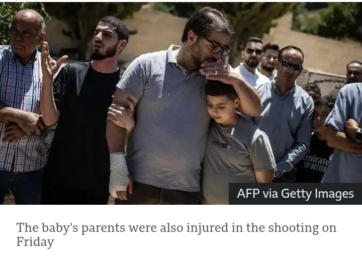Funeral Held for Seven-Month-Old Palestinian Baby Killed in West Bank Shooting as Israeli Military Reviews Incident