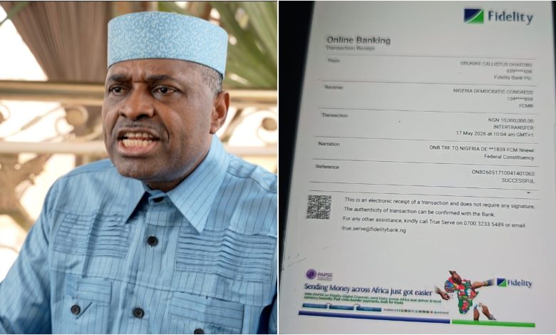 BREAKING: Kenneth Okonkwo Publishes Alleged Evidence, Maintains Peter Obi, NDC Leaders Demanded Payments From Aspirants