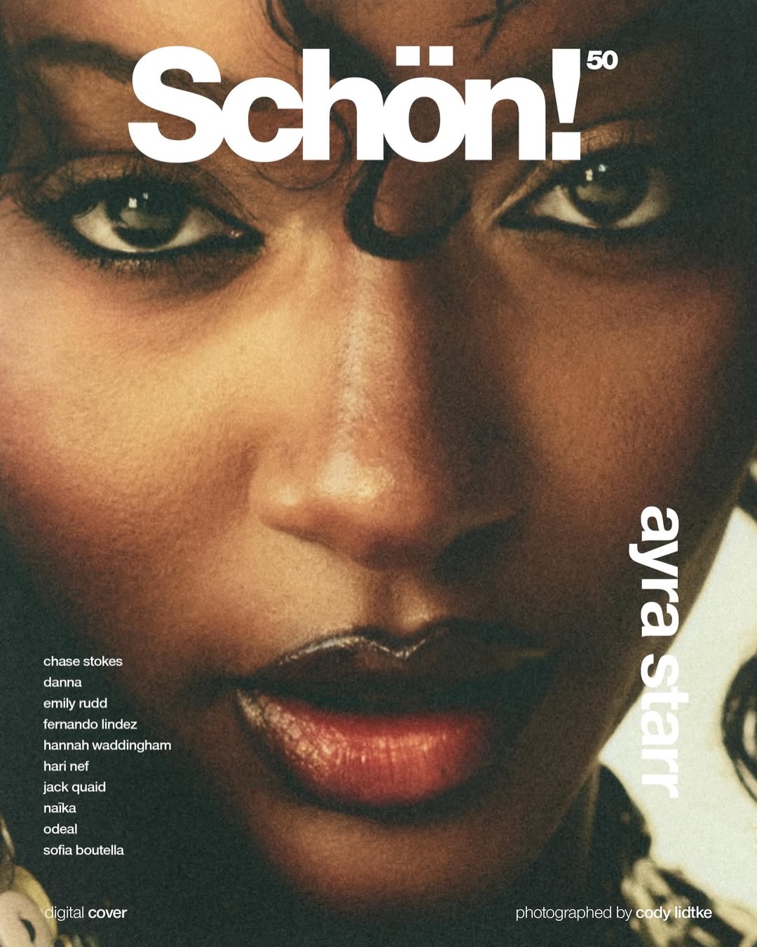 Ayra Starr Shines as Cover Star of Schön! Magazine’s Milestone 50th Issue 