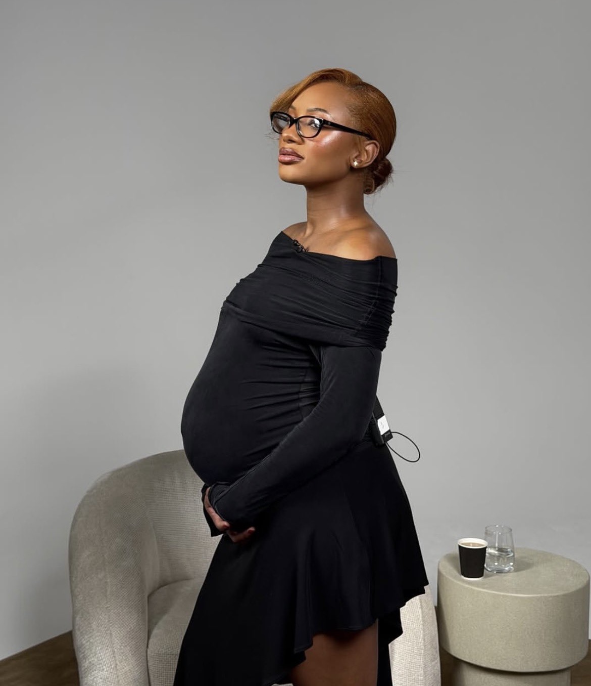 Temi Ajibade Glows in Stunning New Maternity Photos with Husband Mr Eazi and Mother Nana Otedola 