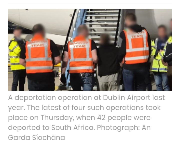Ireland Deports 42 South Africans, Including 15 Children, in Chartered Flight Operation