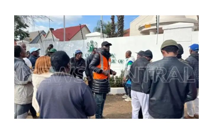 Stranded Nigerians protest at Pretoria mission over delayed evacuation from South Africa
