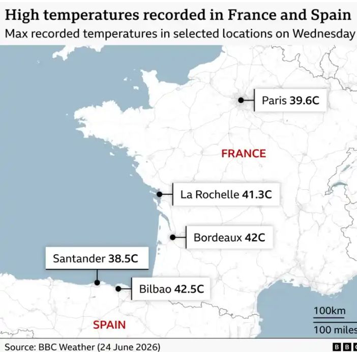 40 Dead in France as Europe Heatwave Shatters Temperature Records, Triggers Widespread Disruption
