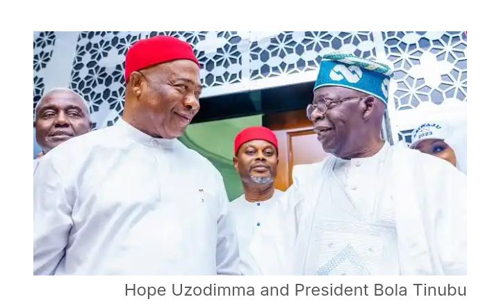 Uzodimma Likens Tinubu to Singapore’s Lee Kuan Yew, Backs 2027 Re-election