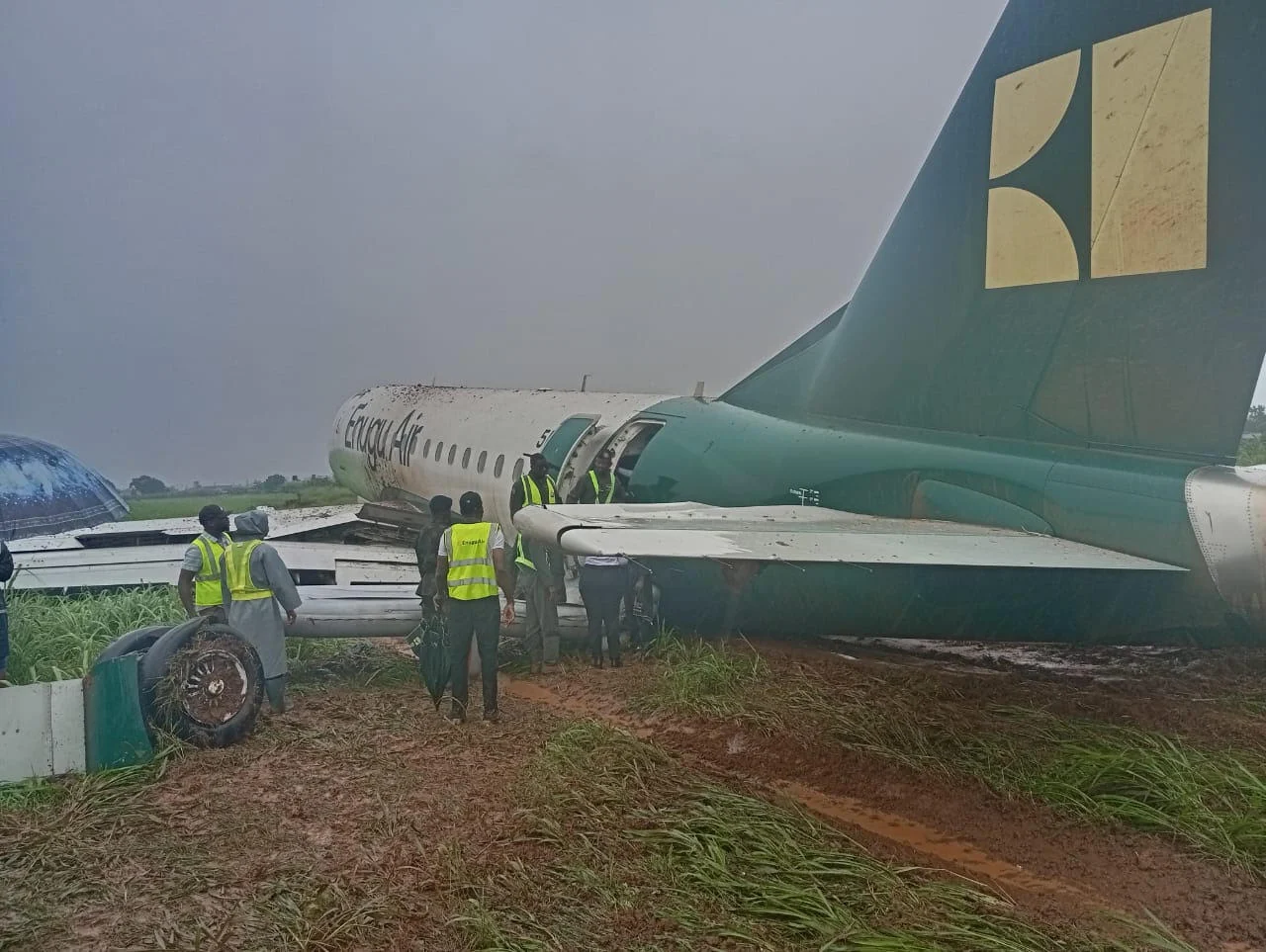 Enugu Air Aircraft Veers Off Runway at Benin Airport, Passengers Escape Unhurt