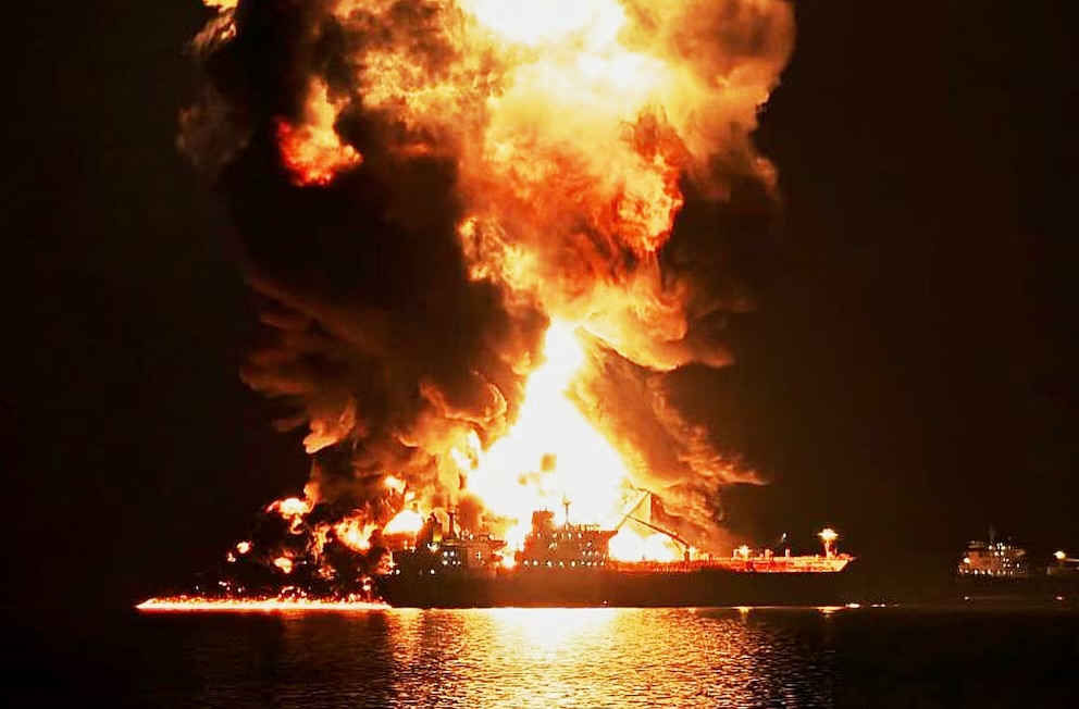 Oil Tanker Explodes; says Iranian Media