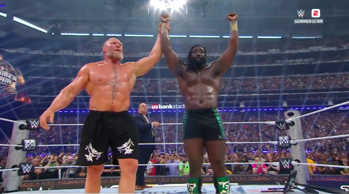 Brock Lesnar Declares Oba Femi “The Future of WWE” After Epic Hell in a Cell Clash 