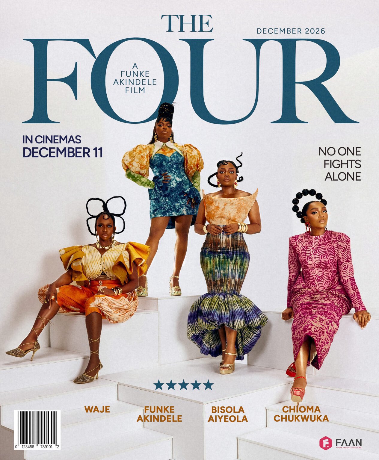Funke Akindele Unveils Star-Studded Cast for New Movie ‘The Four’