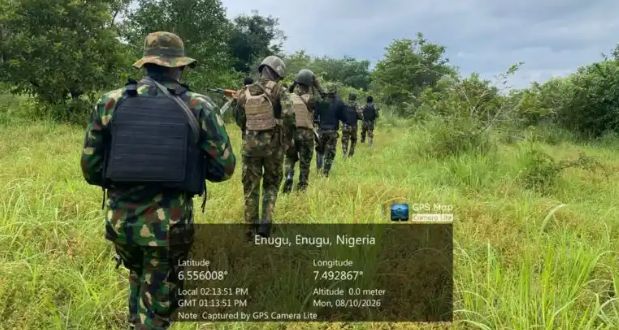 Troops Recover Four AK-47s in Enugu Forest