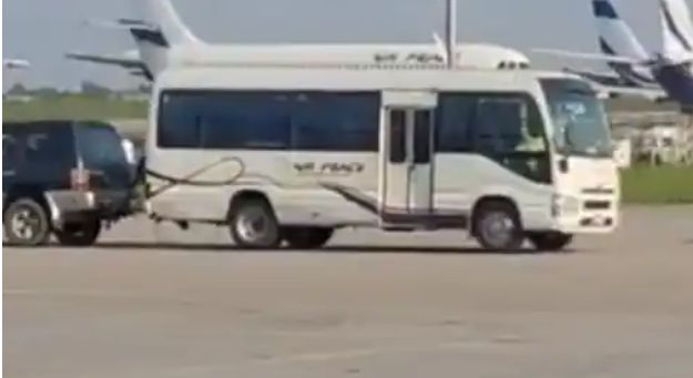 NCAA Probes Air Peace Bus Parked on Lagos Airport Airside