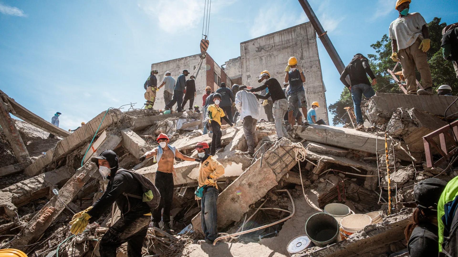 Emergency Crews Scramble for Survivors, after Deadly Earthquake 